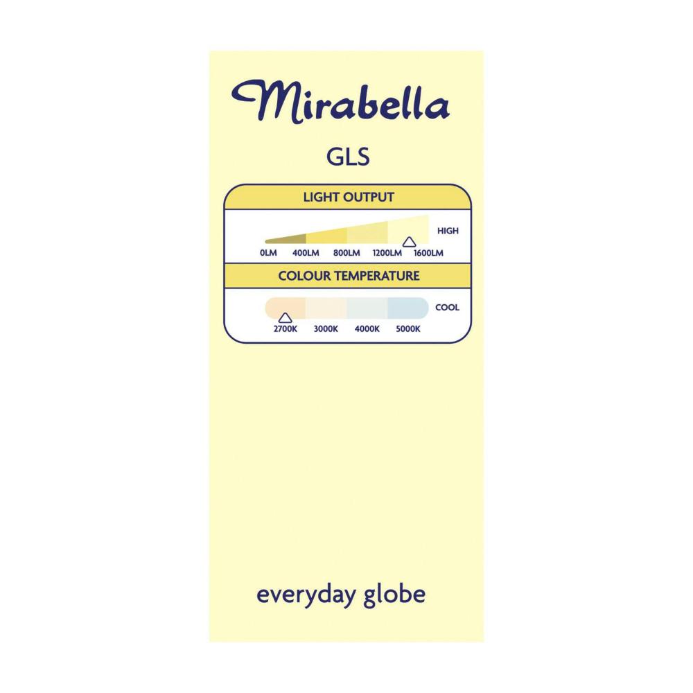 Mirabella Gls Es Globe Warm White Led 14w 1400 Lumens - 1 each