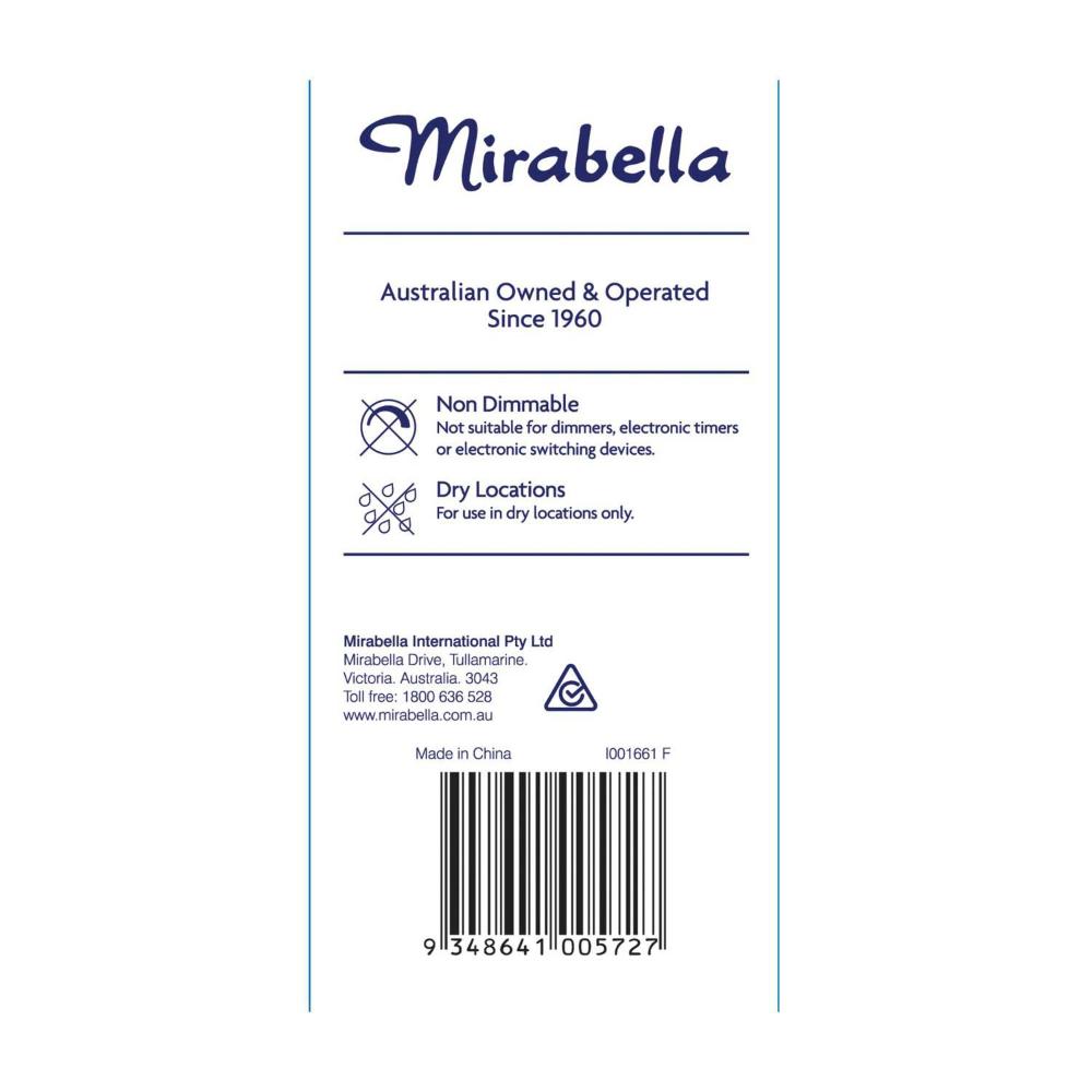 Mirabella Gls Es Globe Warm White Filament Led 7w 806 Lumens - 1 each