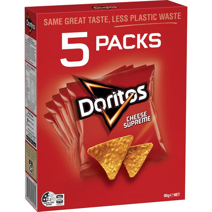 Doritos Corn Chips Cheese Supreme 5 Pack