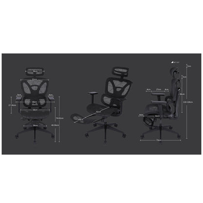 Onex Airnest Mesh Office Chair Black Mesh 125kg
