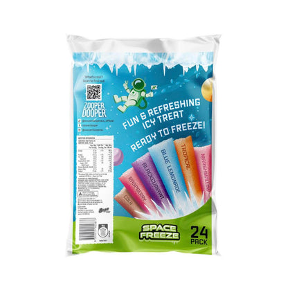 Zooper Dooper No Sugar Ice Water - 24 Pack