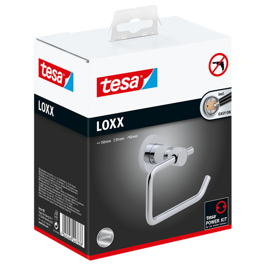 Tesa Loxx Toilet Roll Holder  95 x 150 x 69mm