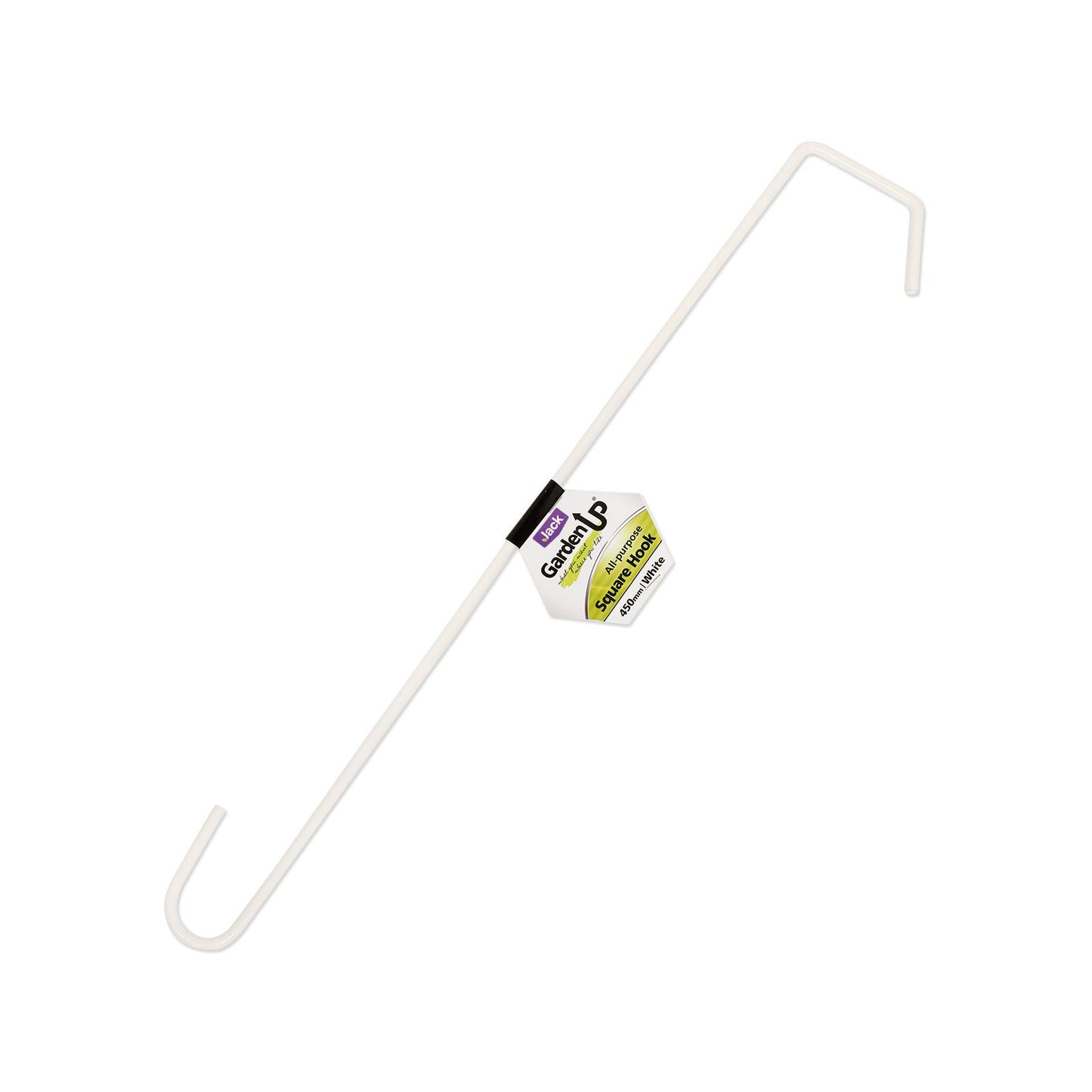 Jack All Purpose Square Hook - 450mm - White