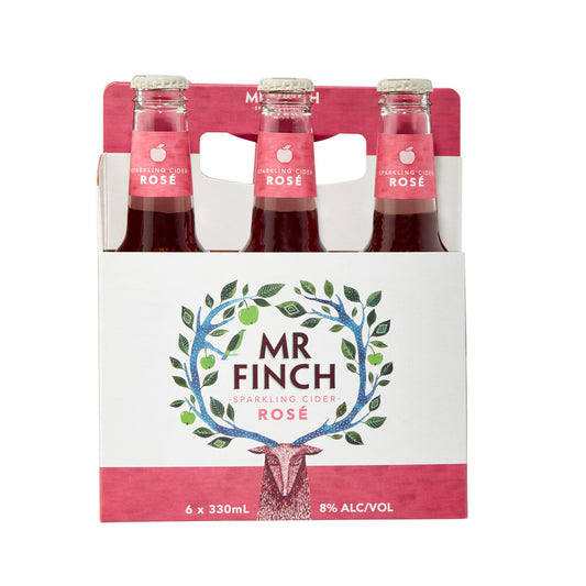 Mr Finch Cider Rose Bottle 330ml - 6 Pack