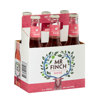 Mr Finch Cider Rose Bottle 330ml - 6 Pack