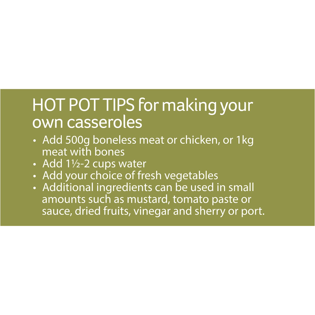 Continental Hot Pot Casserole Base Curry 100g