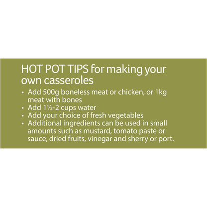 Continental Hot Pot Casserole Base Curry 100g