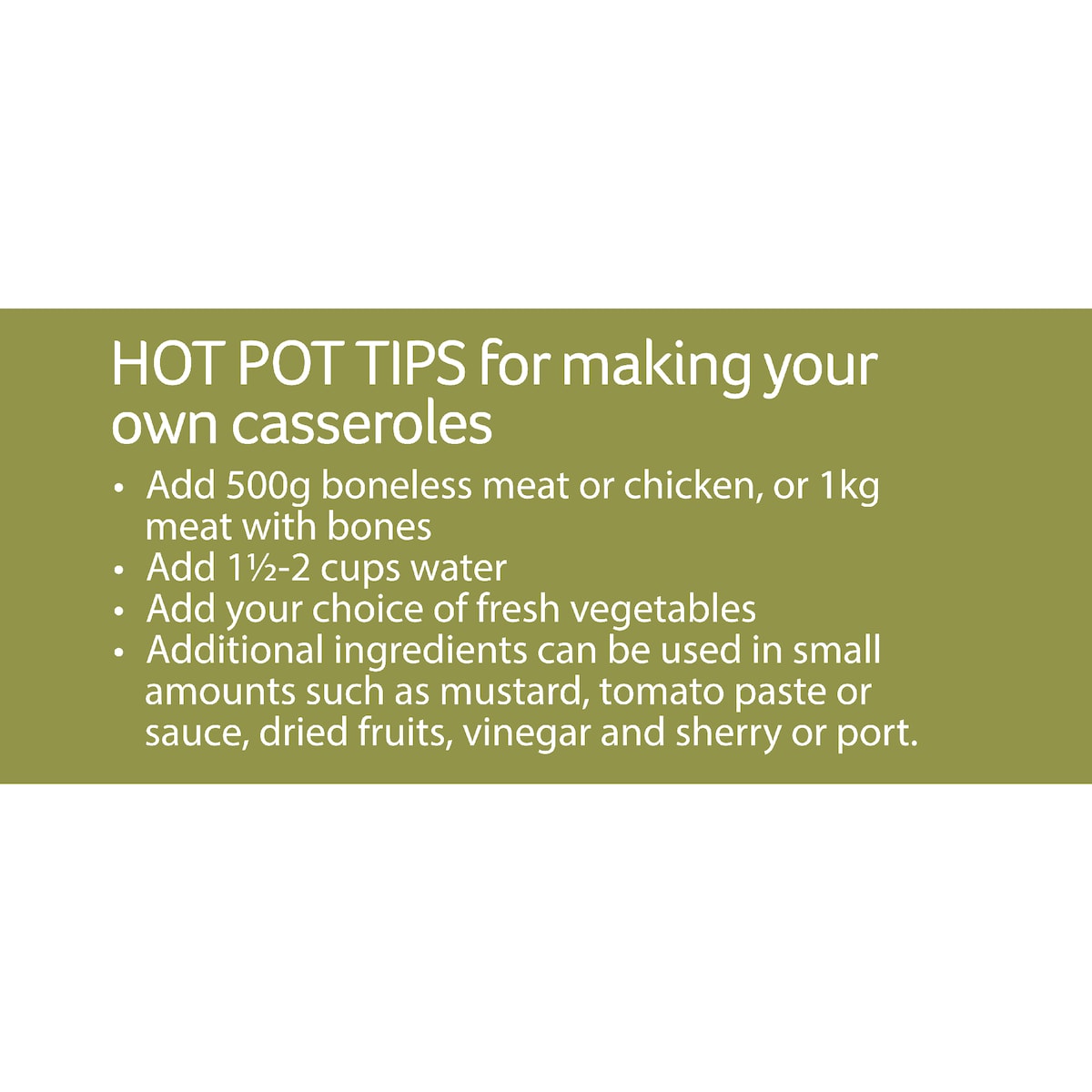 Continental Hot Pot Casserole Base Curry 100g