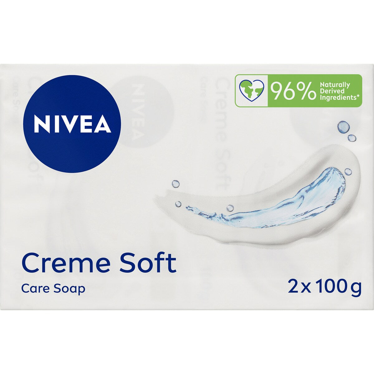 Nivea Crème Soft Care Body Soap Twin Pack 100g X 2 Pack