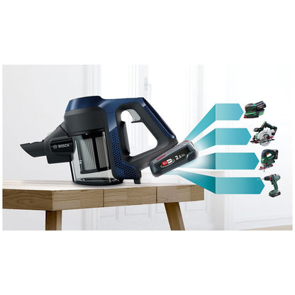Bosch BCS611AU Unlimited 6 Rechargeable Vacuum Cleaner - Cordless, TurboSpin Motor, AllFloor Power Brush