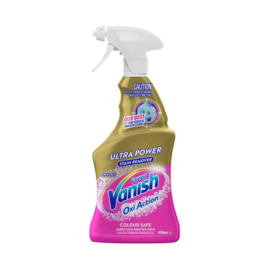 Vanish Preen Oxi Action Gold Ultra Power Fabric Stain Remover Spray - 450mL