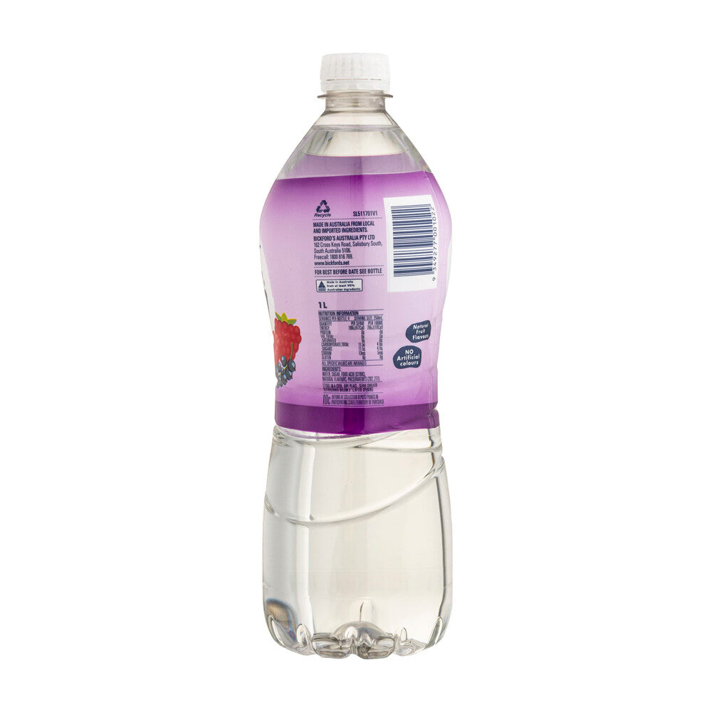 Aqua Pura Fruit Splash Flavoured Water Wildberry - 1L