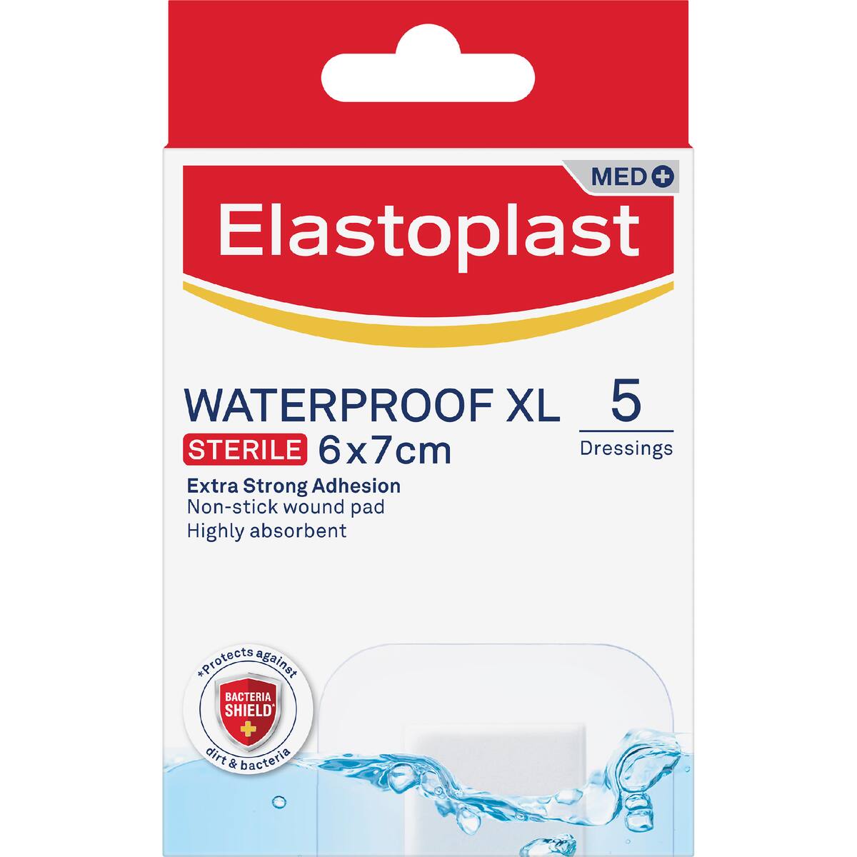 Elastoplast Waterproof Xl Plasters 5 Pack