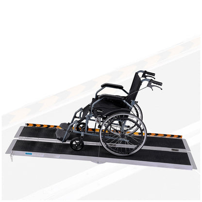 Altus Non-Slip Aluminium Wheelchair Ramp Black AL1830ARAMP 183cm 270kg