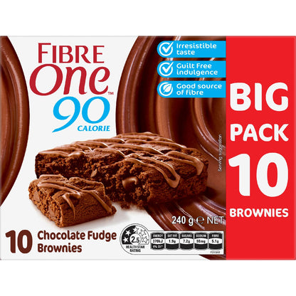 Fibre One Chocolate Fudge Brownie Bars 10 pack
