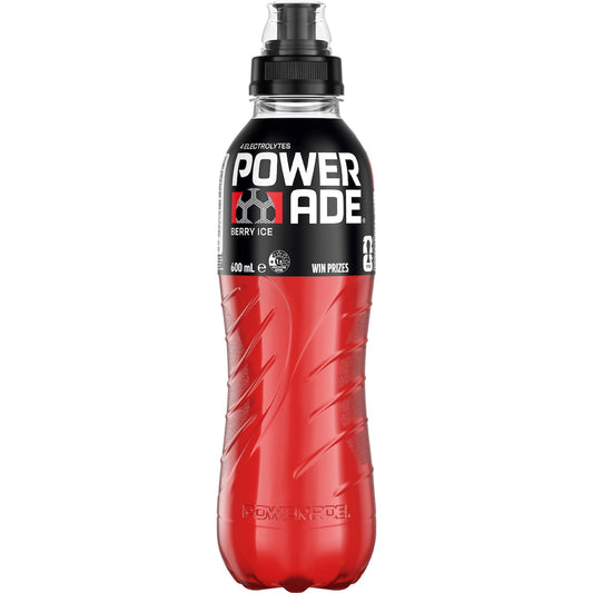 Powerade Ion4 Berry Ice Sports Drink Sipper Cap 600ml