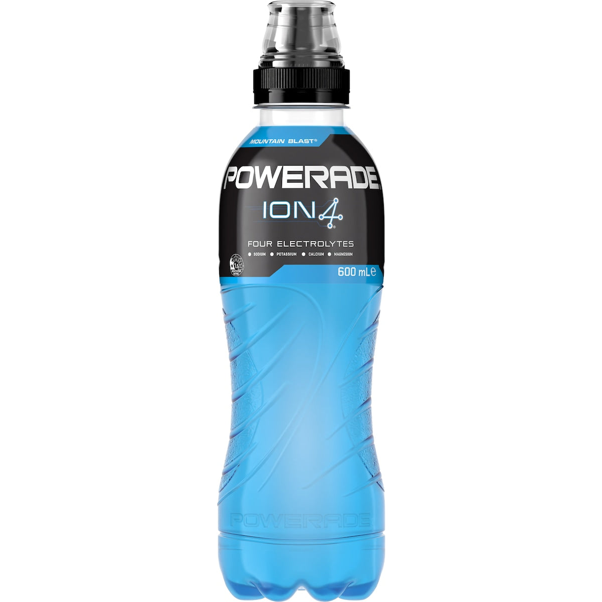 Powerade ION4 Mountain Blast Sports Drink Sipper Cap 600mL