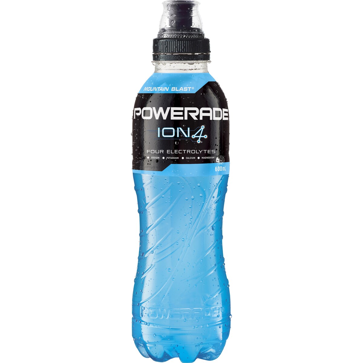 Powerade ION4 Mountain Blast Sports Drink Sipper Cap 600mL