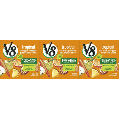 V8 Tropical Juce Multipack 3 x 250ml