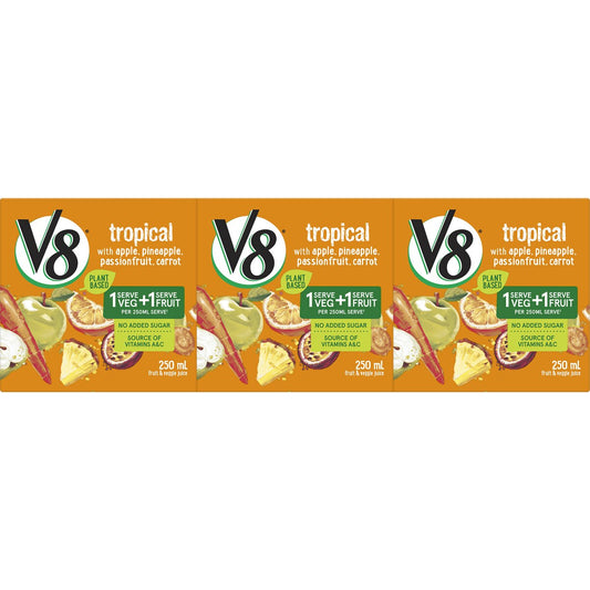 V8 Tropical Juce Multipack 3 x 250ml