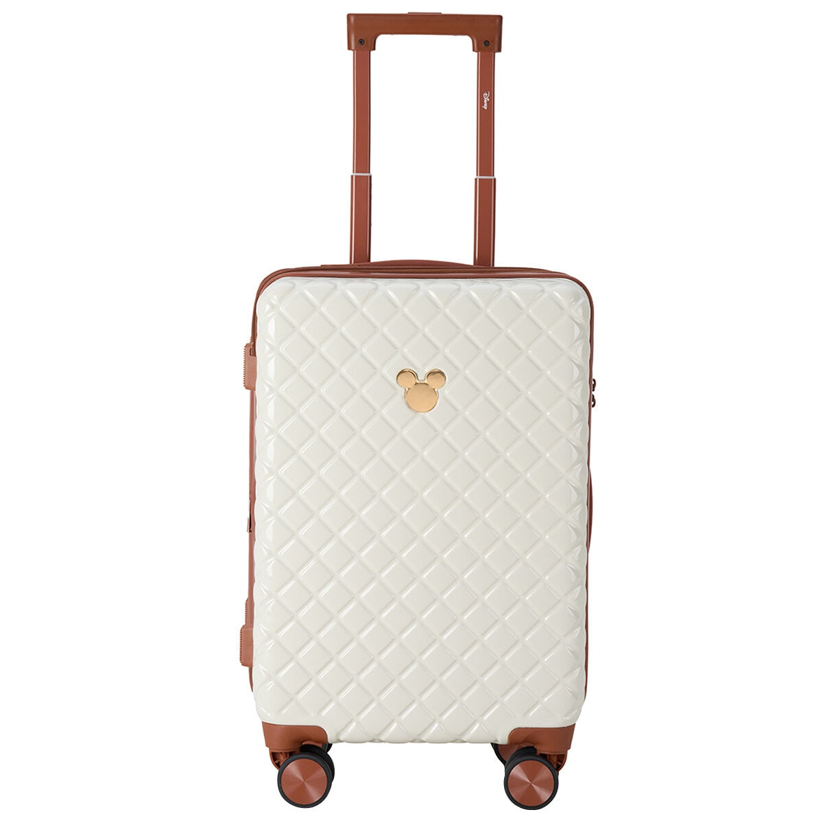 Disney Mickey Carry On Ivory Lightweight Expander TSA Lock 5-Year Warranty