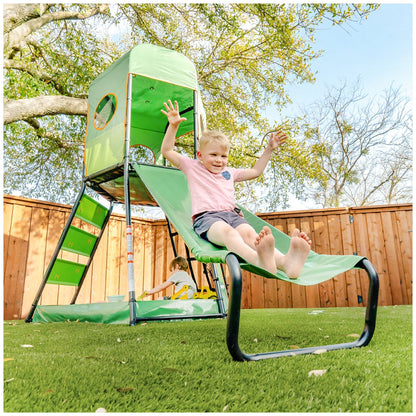 Gobaplay SummitPro Climbing Tower GP0020 with Slide, Cornhole, Sandbox, Ages 3+