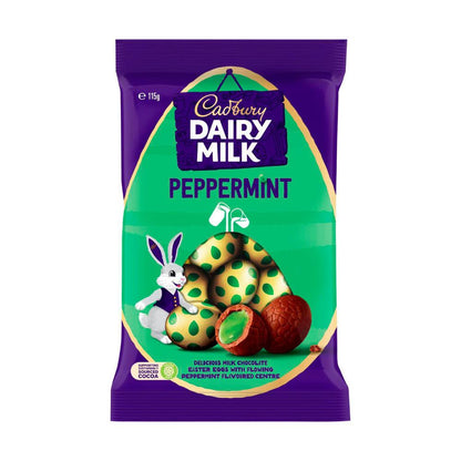 Cadbury Mint Easter Chocolate Eggs Bag - 115g