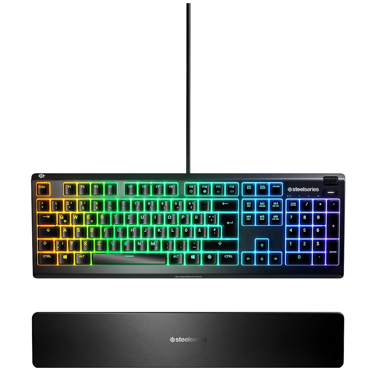 Steelseries Apex 3 Gaming Keyboard 64795 Black IP32 Water Resistant