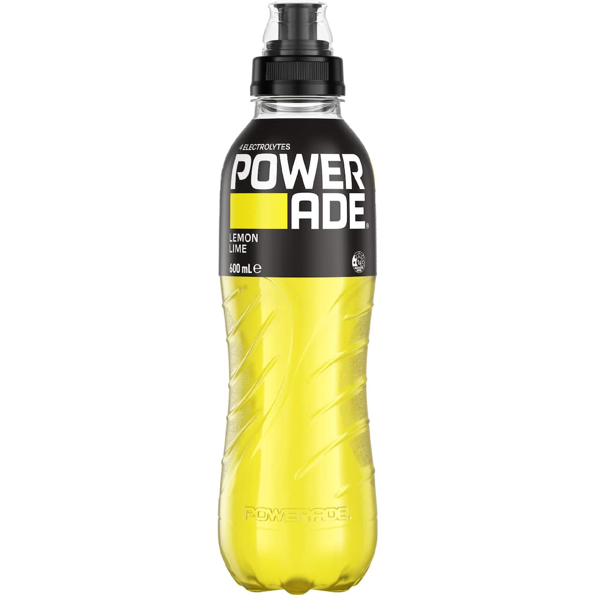 Powerade Ion4 Lemon Lime Sports Drink Sipper Cap 600ml