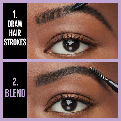 Maybelline Brow Ultra Slim Deep Brown Eyebrow Pencil - 8.3g