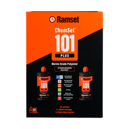 Ramset Chemset 101 Injection Kit - 2 x 380ml