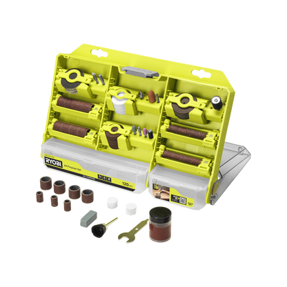 Ryobi All Purpose Rotary Tool Accessory Set - 55 x 1 x 101mm - 120 Piece