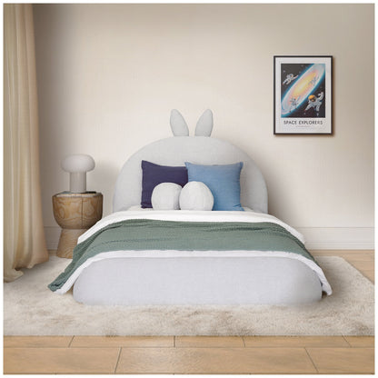 Aesthetik Kids King Single Upholstered Bed AK642524Z Grey