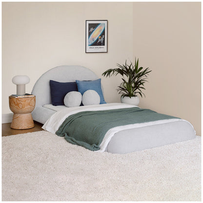 Aesthetik Kids King Single Upholstered Bed AK642524Z Grey