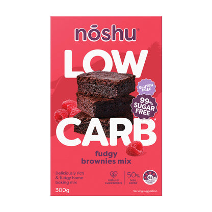 Noshu Low Carb Fudgy Brownies Mix - 300g