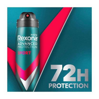 Rexona Men Deodorant 72hr Advanced Aerosol Sport - 220mL