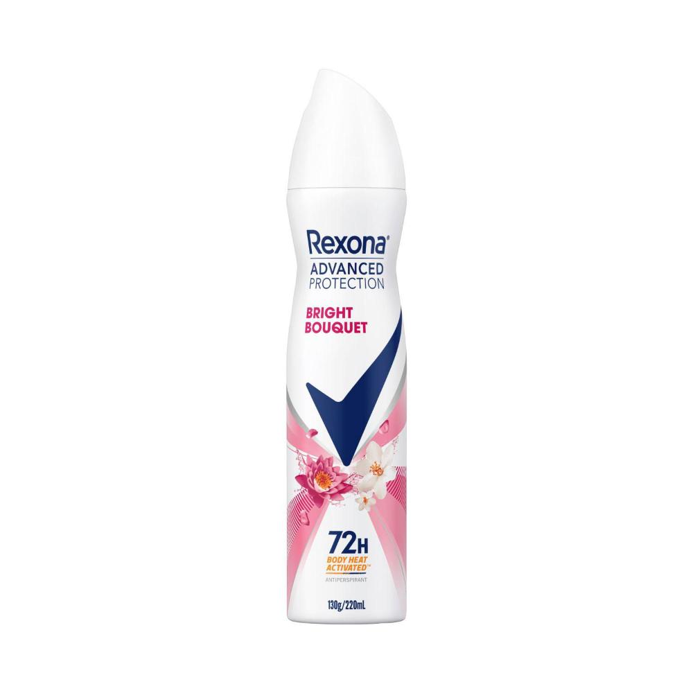 Rexona Women Deodorant 72hr Advanced Aerosol Bright Bouquet - 220mL