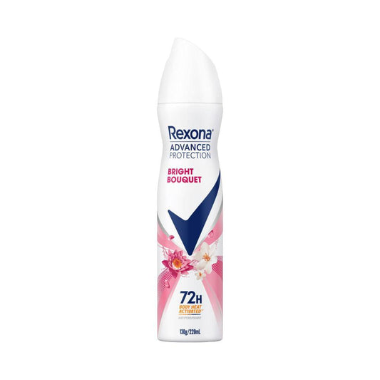 Rexona Women Deodorant 72hr Advanced Aerosol Bright Bouquet - 220mL