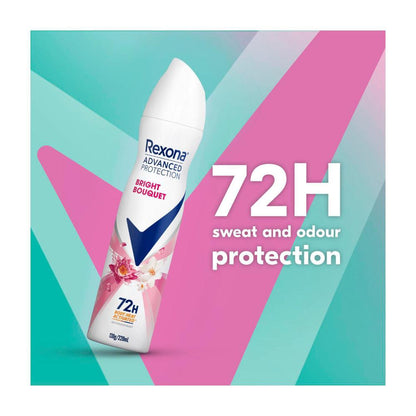 Rexona Women Deodorant 72hr Advanced Aerosol Bright Bouquet - 220mL