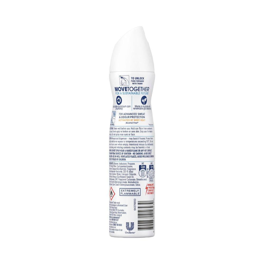 Rexona Women Deodorant 72hr Advanced Aerosol Invisible Dry Fresh - 220mL