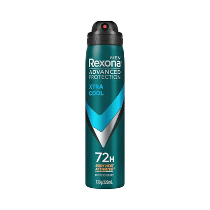 Rexona Men Deodorant 72hr Advanced Aerosol Extra Cool - 220mL