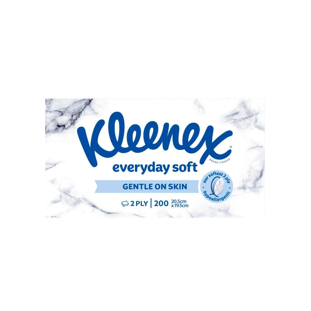 Kleenex Facial Tissue Everyday 2 Ply - 200 Pack