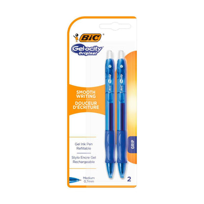 Bic Gelocity Original Pens Blue - 2 Pack