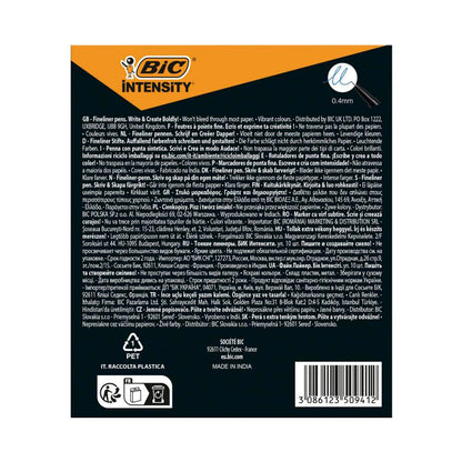 Bic Intensity Fineliners Assorted - 10 Pack