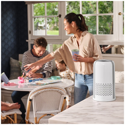 Homedics Portable 4-in-1 HEPA Air Purifier AP-T12WT-AU 360° White
