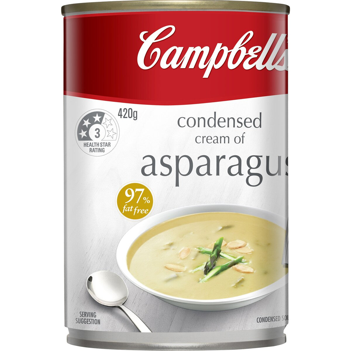 Campbells Condensed Soup Cream of Asparagus 420g