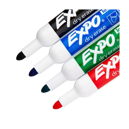 Expo Whiteboard Markers Bullet Tip - 4 pack
