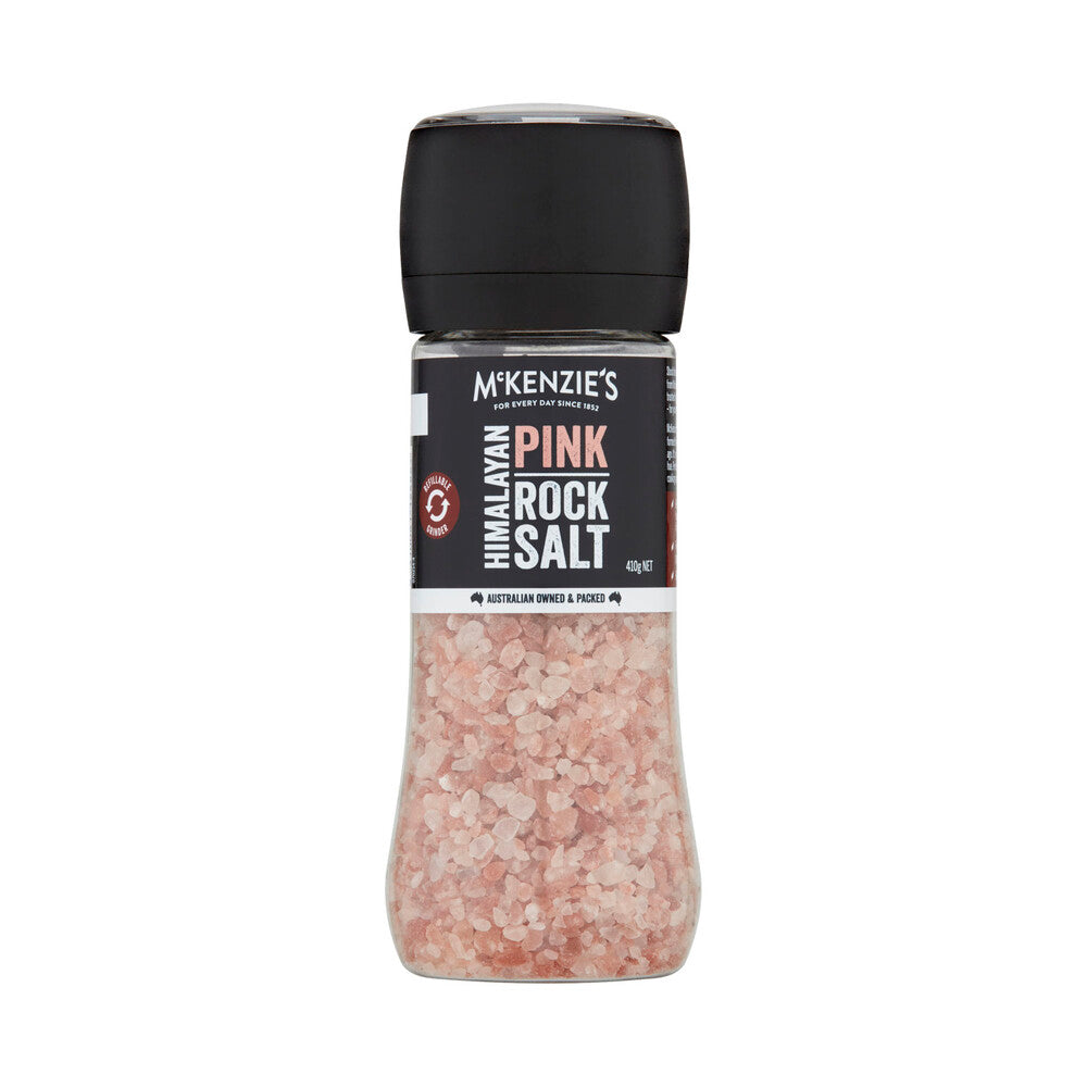 McKenzie's Pink Rock Salt Grinder - 410g