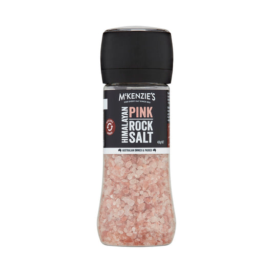 McKenzie's Pink Rock Salt Grinder - 410g