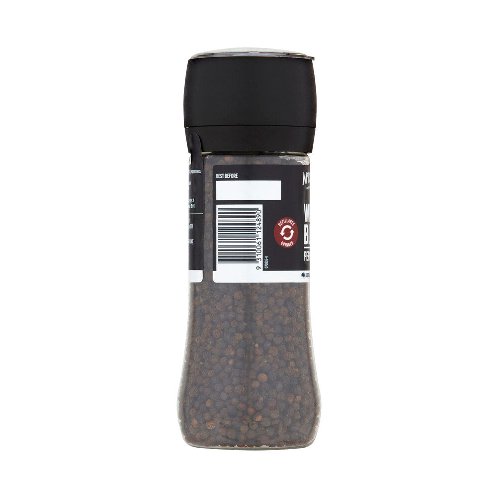 McKenzie's Whole Black Pepper Grinders - 200g